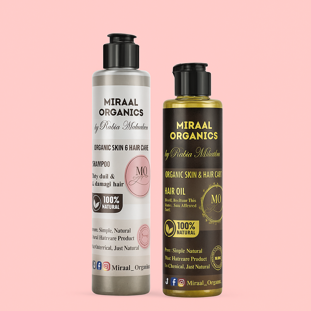Hair Growth Bundle-Herbal Oil+Shampoo Combo