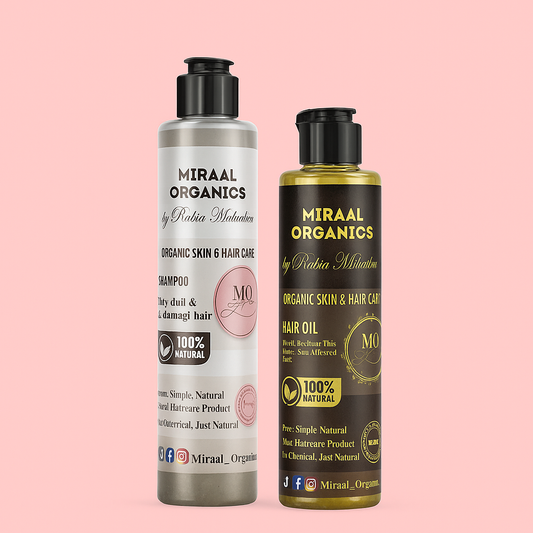 Hair Growth Bundle-Herbal Oil+Shampoo Combo