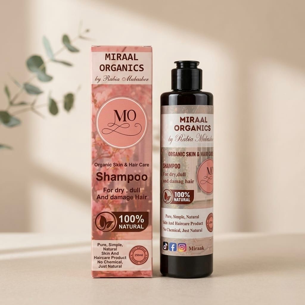 Miraal Organics Shampoo – Repair & Revive Hair Cleanser