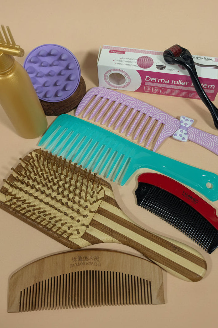Complete Premium Hair Care Essentials Combs in 1 kit