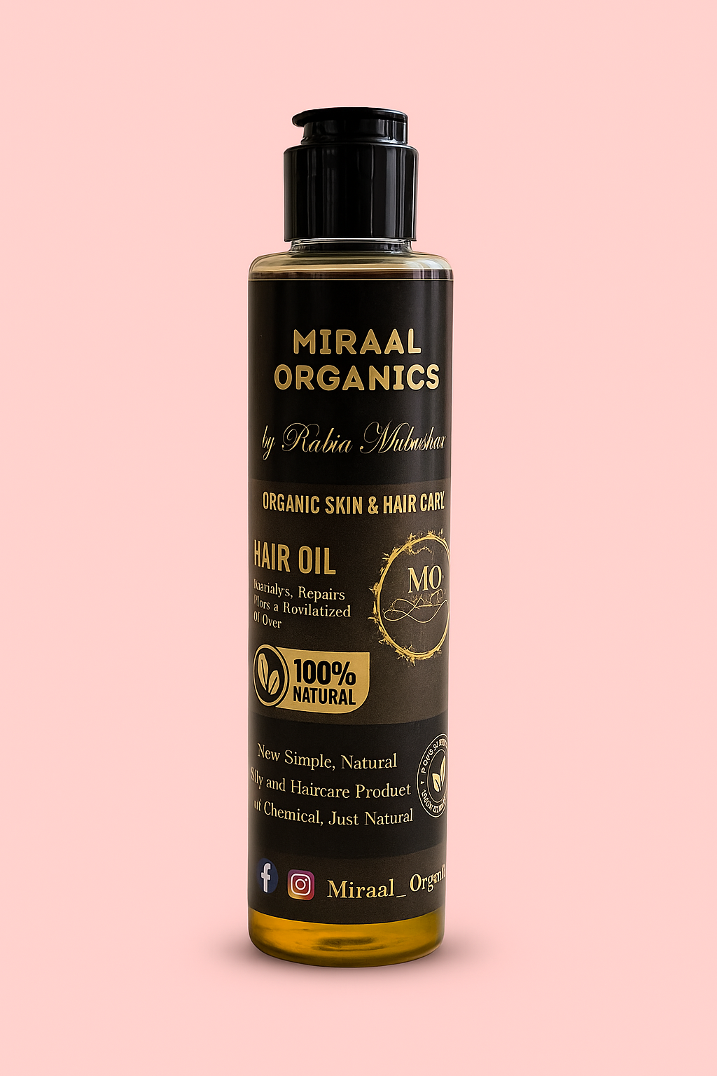 Miraal Organics Herbal Hair Oil