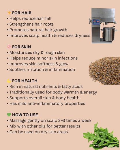 Taramira Seed Oil – Traditional Growth Elixir