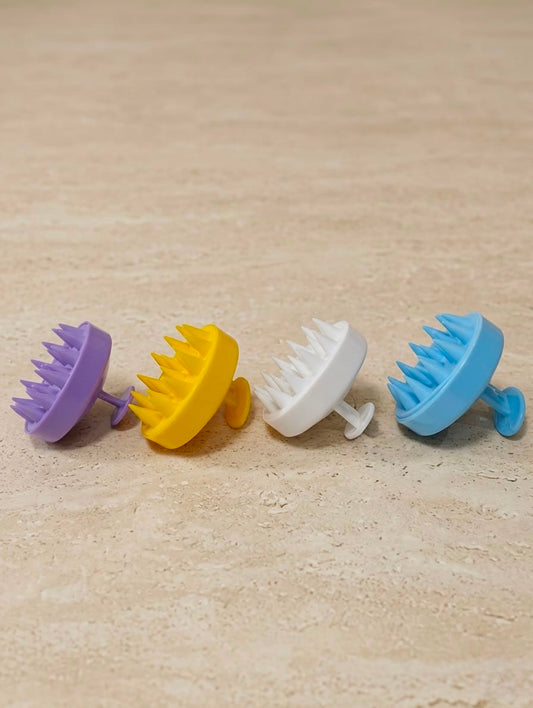 Silicone Scalp Massager Brush – Hair & Scalp Shampoo Massage Brush