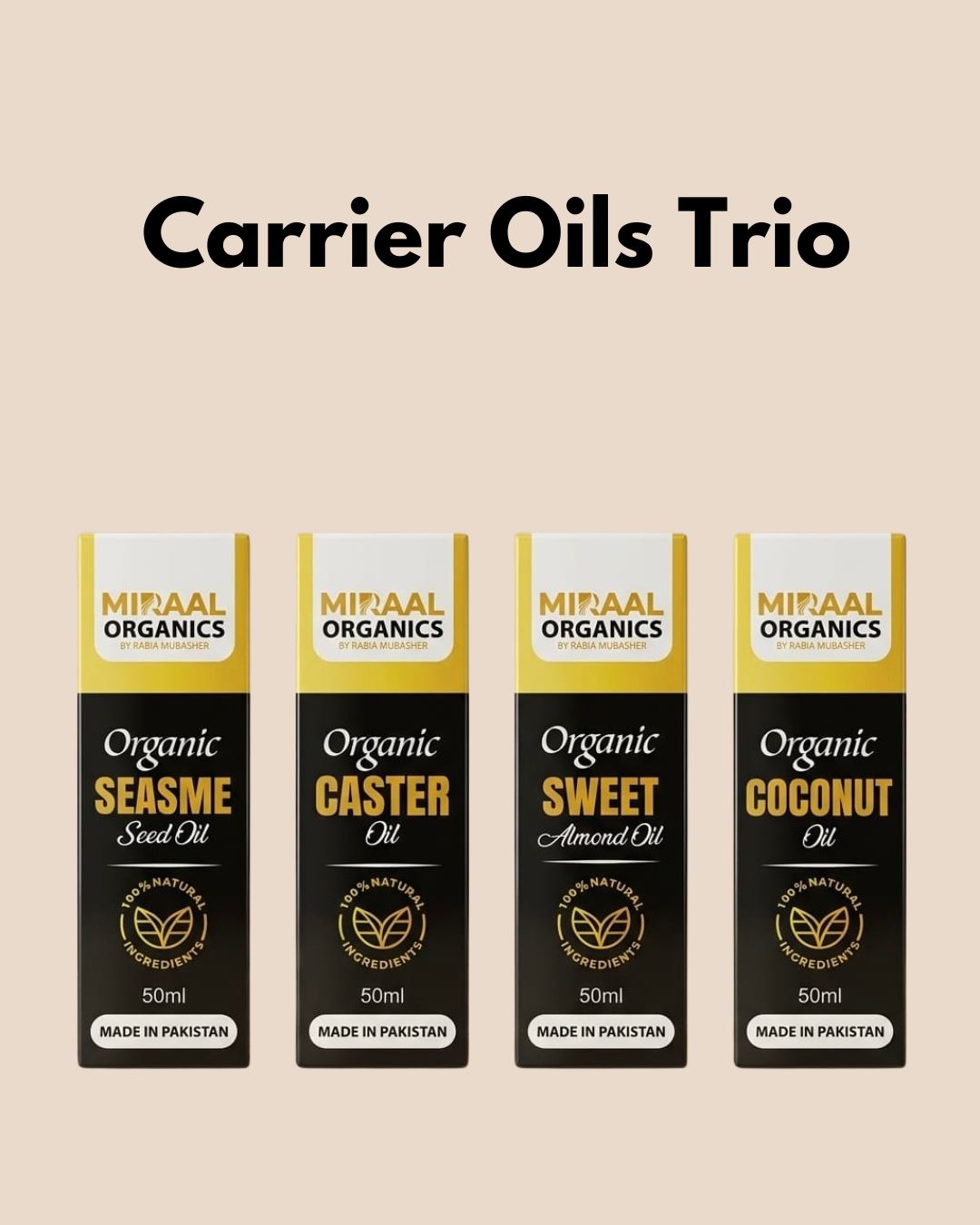 Carrier Oils Bundle Deal – Free Comb & Oil Applicator