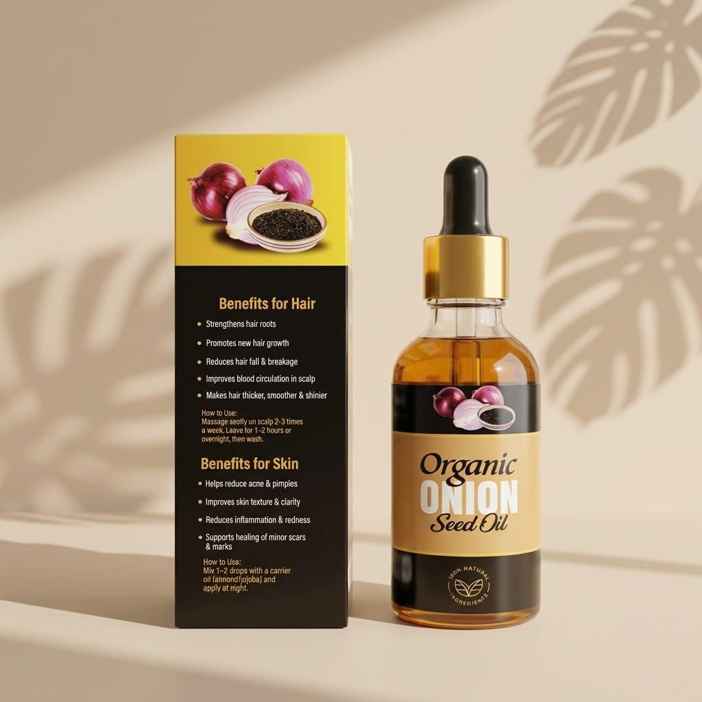 Onion Seed Oil – Hair Fall Control Elixir