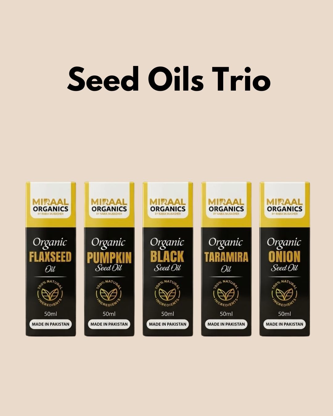 Seed Oils Bundle Deal – Free Comb & Oil Applicator