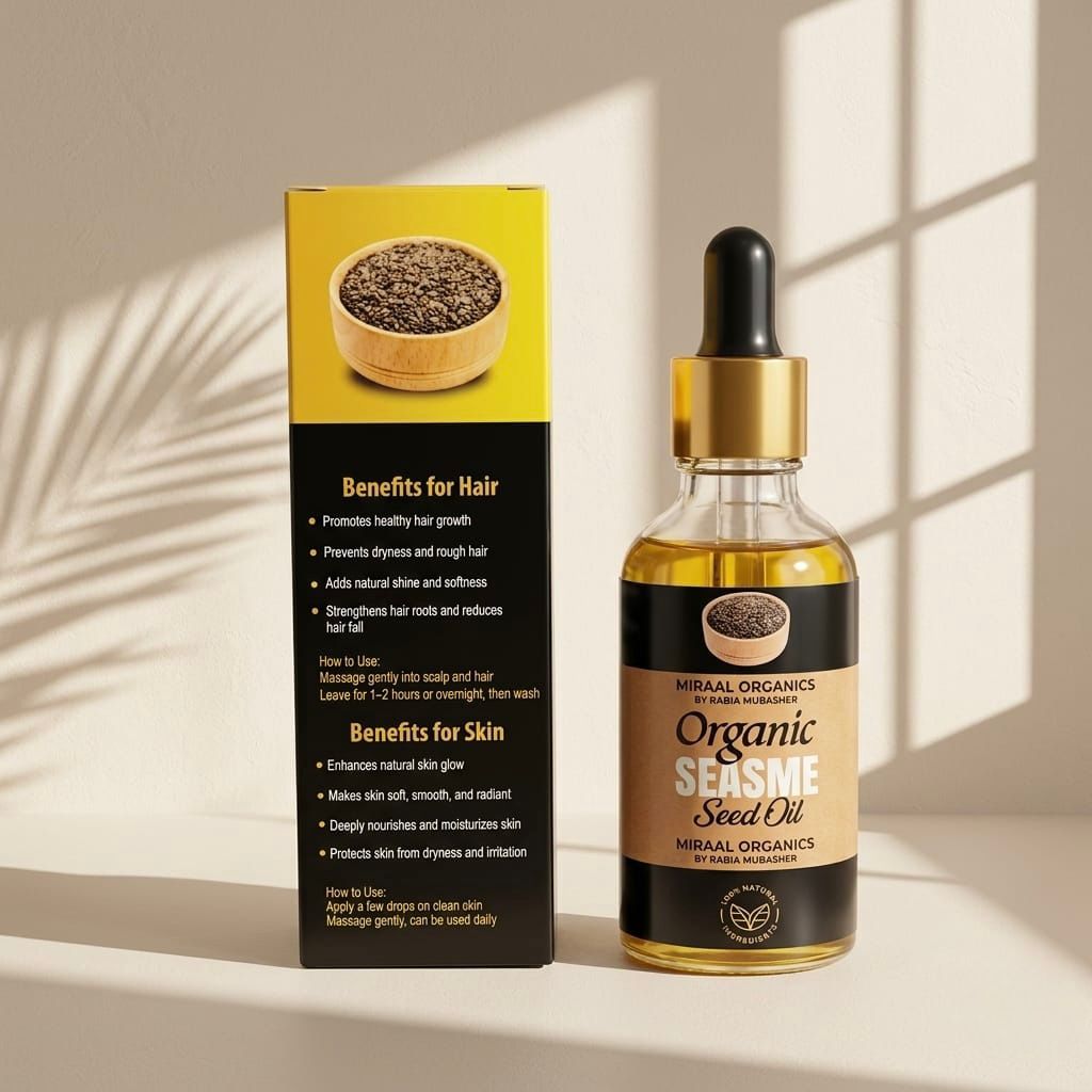 Sesame Oil – Pure & Strengthening Hair Elixir